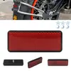 Hoja Reflectante Rectangular GB para Motocicleta Hoja Reflectante para Coche a Batería Vehículo Eléctrico Reflector Hoja de Advertencia para Bicicleta