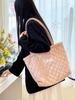 2025 Nova Bolsa de Ombro Floral Grande Capacidade Acolchoada Estilo Coreano Estudante Feminina Versátil Bolsa Tote Bolsa para Ir ao Trabalho