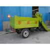 Equipamento de Limpeza de Esterco de Fazenda Bovino de Três Rodas Máquina de Limpeza de Esterco de Aves a Diesel Caminhão de Alimentação e Sucção de Esterco com Elevador Espiral
