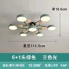 Lámpara de techo para sala de estar nórdica, luminaria moderna minimalista, lámpara de techo para dormitorio, lámpara de techo macarrón creativa y única