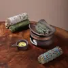 Estufa de Aromaterapia, Set de Estufa para Tostar Té, Calentador de Té con Calefacción de Vela, Potenciador de Aroma para Hojas de Té, Estufa para Tostar Té con Aislamiento Térmico, Estufa Difusora de Aroma de Cedro