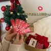Calcetines Rojos Año del Zodíaco Calcetines de Media Caña para Mujer Otoño e Invierno Festivos de Recién Casados Calcetines de Año Nuevo Año del Dragón Lazo Calcetines de Algodón de Moda