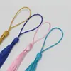 Accesorios para el Cabello con Flecos de Borla, Marcadores de Libros de Bola de Borla, Abanicos Pequeños de Ropa 100% Seda/95% Seda, y Decoraciones Colgantes
