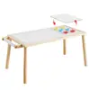 Estantería de juguete de madera maciza transfronteriza Estantería de almacenamiento de juguetes para jardín de infancia Montessori Estantería de libros para niños multicapa Organizador de juguetes