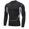 Roupas apertadas Roupas masculinas de ginástica Esportes Corrida Basquete Futebol Treinamento Roupas de secagem rápida Camiseta masculina de alta elasticidade Roupas de ginástica