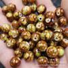 Cuentas Redondas de Cera de Abeja Artificial Cuentas Sueltas Cera de Abeja Antigua 10mm Pulsera Collar Accesorios de Joyería Cuentas Hechas a Mano