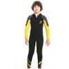 Traje de buceo para niños de 2,5 mm, de una pieza, de manga larga, grueso, cálido, con protección solar, para surf y snorkel.