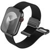 Adecuado para Iwatchs12/11 Generación Banda de Acero Milanesa, Cola Magnética de Dos Secciones, Banda Metálica de Apple Watch con Doble Succión Magnética