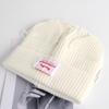 Diseño de Nicho Sombrero de Lana Tejida Personalizado Orejas de Cerdo de Gato Pareja Lindo y Cálido Otoño e Invierno Sombrero para Hombres y Mujeres Tendencia Estilo K
