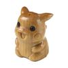 Sândalo vermelho/sândalo verde/sândalo feito à mão faça você mesmo escultura desenho animado japonês pikachu acessórios para animais de estimação ornamentos pendurados