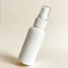 Stock Listo del Fabricante Botellas Recargables de 25ml 30ml 50ml Botellas Transparentes Blancas con Atomizador Botellas para Gel Antibacterial Botellas para Gel Sin Enjuague