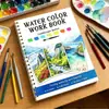 Libro de Práctica de Acuarela Adecuado para Principiantes y Habilidades Avanzadas, Cuaderno de Bocetos con Dibujo Lineal para Colorear, Libro de Acuarela Amazon Temu