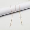 Cadena para Gafas Colgante de Cuello Transfronteriza Europea y Americana Cordón Anti-Pérdida Cadena Retro Perla Cristal Cuentas Collar Elegante Cadena para Mascarilla
