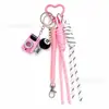 Llavero Colgante Creativo de Estrella de Mar para Bolsos de Mujer, Colgante Tejido a Mano con Cuerda Transfronterizo, Accesorio de Llavero para Coche