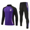 2425 Ropa de entrenamiento de fútbol de otoño e invierno traje para adultos y niños ropa de prepartido Barcelona Alemania Real Madrid ropa de aparición en partido