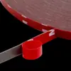 Fita Adesiva Dupla Face Acrílica Nano Sem Deixar Marcas Alta Viscosidade Filme Vermelho Ornatos Transparentes para Nail Art Fixação Forte Fita Dupla Face para Carro