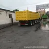 Exportação de caminhões basculantes HOWO usados, caminhões de transporte de terra e entulho 4x2 8x4, caminhões basculantes para areia e cascalho, 371 cavalos de potência para construção
