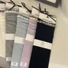 Meias Largas Versáteis Lin Er'Yi Outono e Inverno, Meias Longas Coloridas, Meias Antibacterianas Sem Costura Estilo Coreano Estilo Miu, Meias Femininas Atacado