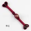 Acessórios Bai Xi: tesoura com fio de ouro ao redor do cabo, strass em formato de gota d'água, fivela plana, novo estilo étnico chinês, fivela de placa cauda de andorinha em tecido com fio de ouro