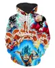 Productos Transfronterizos Serie Qlzwk Sudadera con Capucha Deportiva Impresión Digital 3D Periféricos de Anime Cosplay