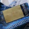 Jeans Estiloso, Confortável, Ripped Vintage Desgastado de Cintura Alta, Perna Reta Larga para Mulheres, Calça Longa Casual, Nova Chegada Outono 2026
