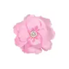 Novo tecido de cetim Flor de Diamante Pérola núcleo de flor onda florzinha diy acessórios de cabelo feitos à mão adorno de cabeça sapatos chapéu acessórios