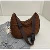 Bolsa de Ombro Nova Tendência Outono/Inverno 2026 Bolsa de Bolinho Simples Retrô Moda Grande Capacidade Casual para o Dia a Dia Transversal