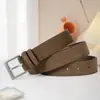 Cinto Premium de Couro Napa para Mulheres com Fivela Exquisita em Liga, Estilo Leve de Luxo para o Dia a Dia, Cinto Elegante e Versátil para Calças