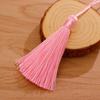 Borla de poliéster de 8 cm, estilo chino, marcapáginas, ropa, pequeños accesorios colgantes para las orejas, joyería, borlas decorativas, fabricantes al por mayor
