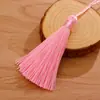 8cm Franja Curta e Gordinha Vertical de Seda de Gelo Marcador de Página Pen Drive Pingente de Roupa Sachê Pingente de Sachê Fabricante Atacado