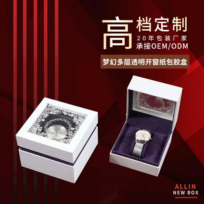 透明开窗盒