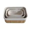 Caja de Almacenamiento, Cesta Tejida de Bambú, Artículos Varios, Bocadillos, Productos para el Cuidado de la Piel, Organizador de Documentos, Caja de Almacenamiento para Oficina y Hotel, Artefacto de Almacenamiento en Cesta