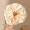 Diadema de lazo de encaje de moda, banda para el cabello extragrande estilo coreano, delicado patrón floral, perfecta para crear un peinado de moño