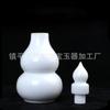 Calabaza de Jade Blanco Blanco al por Mayor Adornos de Calabaza de Jade Blanco Feng Shui para el Hogar Jade de Afganistán Colgantes Regalos