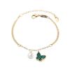 CDD nueva versión coreana de pulsera de mariposa simple explosión pulsera de trébol de cuatro hojas comercio exterior comercio electrónico transfronterizo suministro tienda de fábrica