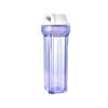 Carcaça de filtro transparente de 10 polegadas filtro de estágio único purificador de água doméstico pré-filtro filtro de tubo garrafa de filtro purificador de água