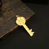 Pingente de chaveiro de liga Peixes Dourado acessórios imitação de latão para chave de carro de homens e mulheres pingente cinco bênçãos
