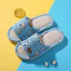 2026 Nuevas Pantuflas Infantiles de Lino para Interior Hogar Niños Niñas Dibujos Animados Lindas Slip-on Medias Pantuflas