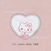 Pegatinas de Tela Bordadas de Perro Yugui y Hello Kitty Parche Decorativo para Ropa Infantil y Bolsas Pegatinas Decorativas DIY para Teléfono Móvil