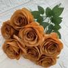 Novo 7 cabeças sonho Chen rosa flor artificial enfeites de mesa flores artificiais DIY decoração de caminho de casamento flores de seda feitas à mão atacado