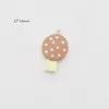 Flor de Color Resina Cactus Aguacate Zanahoria Colgante DIY Pendientes Hechos a Mano Llavero Accesorios Colgante
