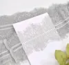 Tela de Borde de Encaje de pestañas de Doble Cara de 3 m de Largo para Decoración de Escote de Vestido, Borde de Encaje Bordado Hueco