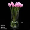 Balde Acrílico Transparente para Flores Frescas Tamanho Grande Buquê de Flores Frescas Balde para Cultivo de Flores Floricultura Loja de Flores Uso Especial