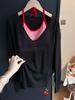 Diseño Dulce, Camiseta Fina de Manga Larga para Mujer, Estilo Verano, Sexy Transparente, Deseo Puro, Look Adelgazante, Camiseta Corta para Protección Solar