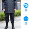 Uniforme de Segurança Inverno Espessado Prova de Frio Casaco de Algodão Sobretudo de Segurança Jaqueta Acolchoada de Algodão Comprimento Médio Jaqueta Multifuncional Acolchoada de Algodão Masculina de Inverno