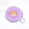 Linda Caricatura de Felpa Billetera para Monedas Niños Bolsa con Cremallera para Guardar Monedas Portátil Mini Color Caramelo Bolsa para Auriculares Venta al por Mayor