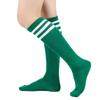 Calcetines de media caña transfronterizos tres barras para dama y calcetines hasta la rodilla calcetines de mujer calcetines de rayas para adulto calcetines de rendimiento para fiesta europeos y americanos calcetines de pantorrilla