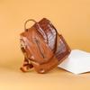Mochila de couro macio elegante e moderno antifurto para mulheres 2021 Nova mochila Mochila escolar de grande capacidade estilo coreano super grande à prova d'água