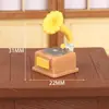 Micro Paisaje Simple Creativo Retro Electrodomésticos Adornos para Sala de Estar Casa de Muñecas Decoraciones DIY Miniaturas de Resina Adornos Pequeños