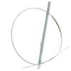 Varilla de fibra de vidrio 2mm varilla sólida de fibra de vidrio alta resistencia puntal de armario de tela varilla de fibra de vidrio